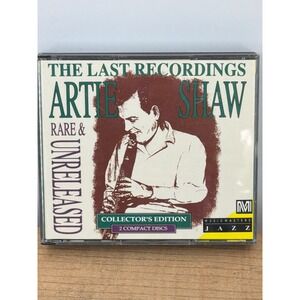Artie Shaw The Last Recordings Rare & Unreleased 2 CD Collector Edition Jazz